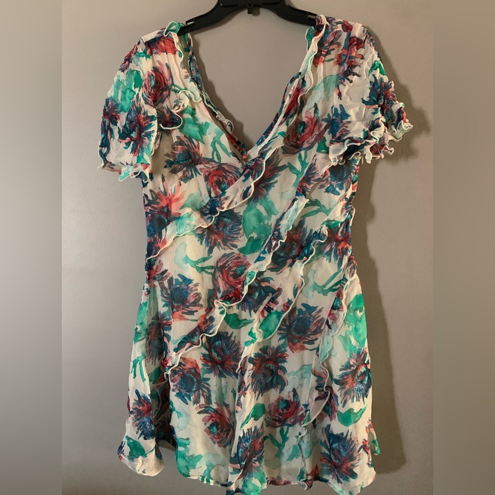 Anthropologie Multicolor Floral Dress